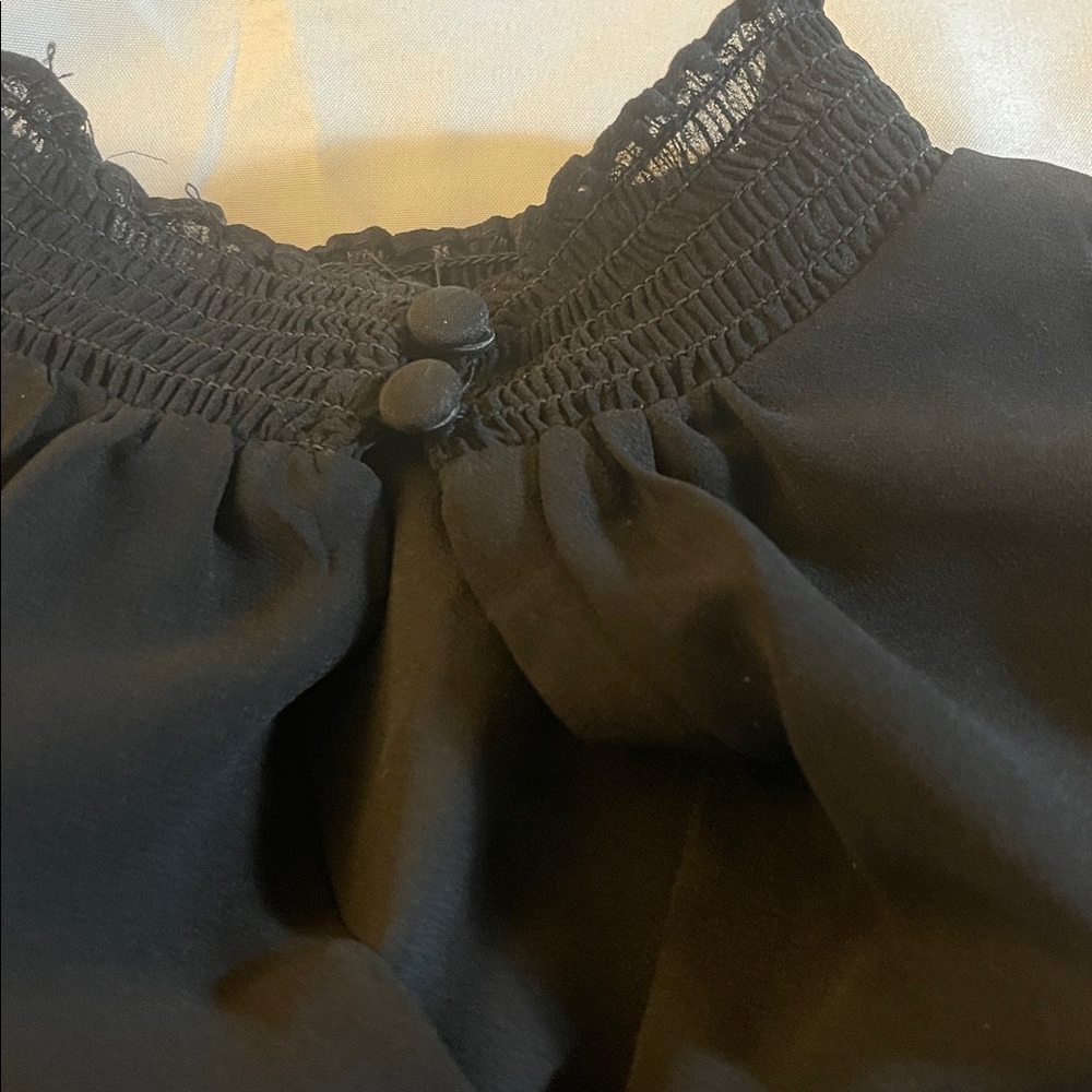 1. State Black Ruffle Mini Dress - Picture 8 of 9